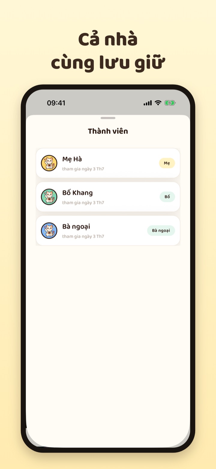 Ảnh chụp màn hình DayLog — members